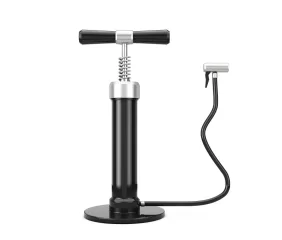 Насос 5-470235 алюминий +ножной упор с манометром, T-ручка